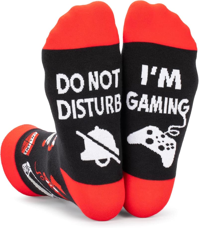 Father's Day 'Do Not Disturb' Gaming Socks