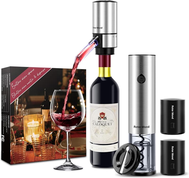 Home Party Wine Opener Set with Aerator & Foil Cutter