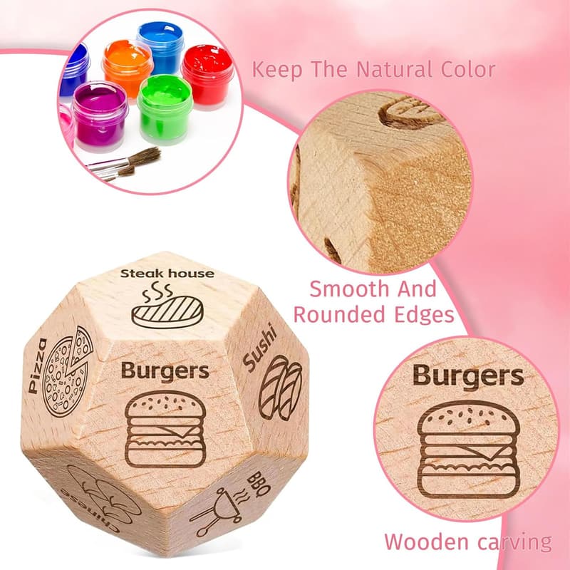 Father's Day Food Dice Game for Couples
