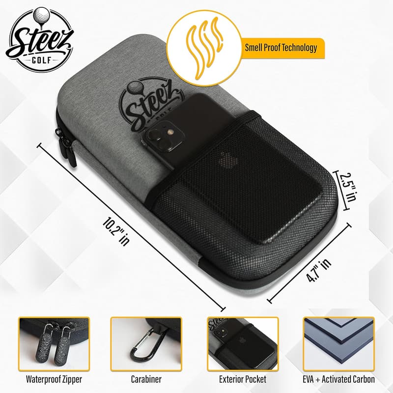 Golf Accessory Organizer - Water-Resistant Hard Case