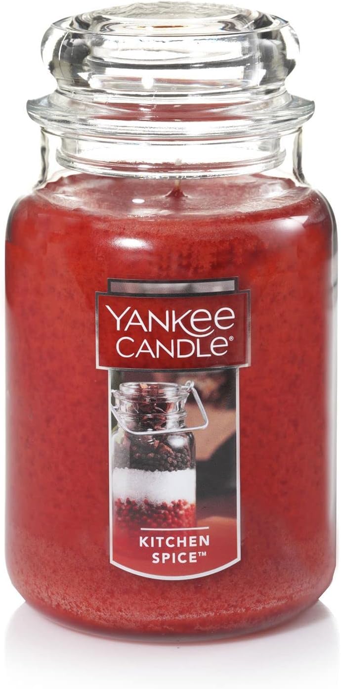 Large Kitchen Spice Scented Candle, 22oz, 110hr Burn