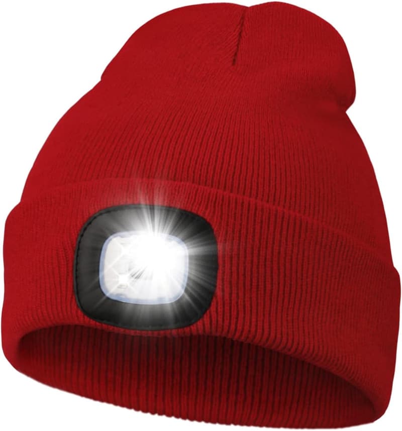 Winter LED Beanie Hat - USB Rechargeable