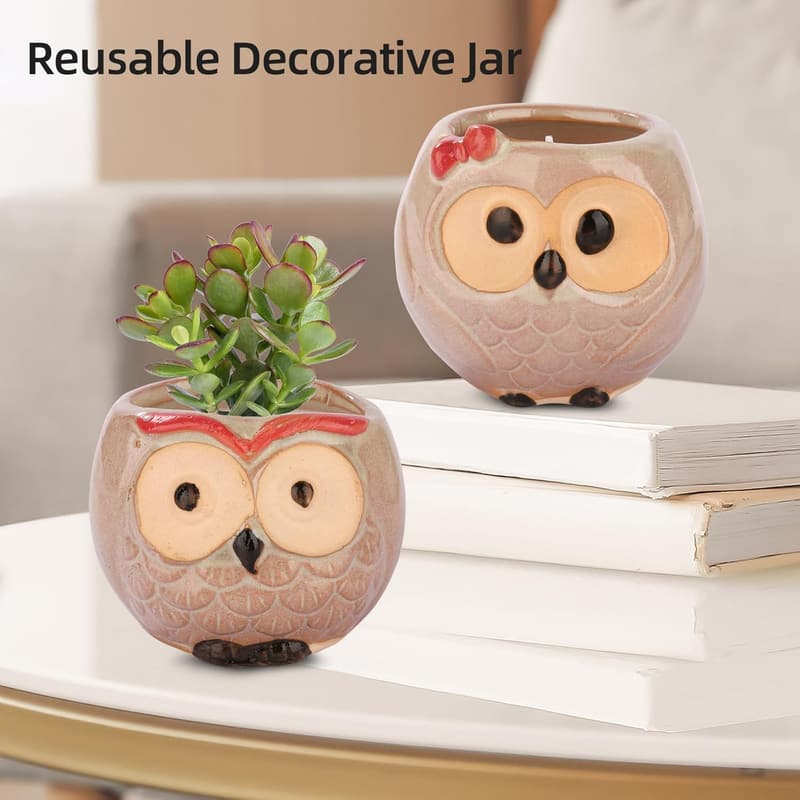 Mother's Day Owl Scented Candle Set
