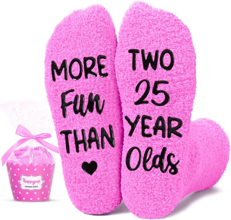 50th Birthday Socks for Women and Men