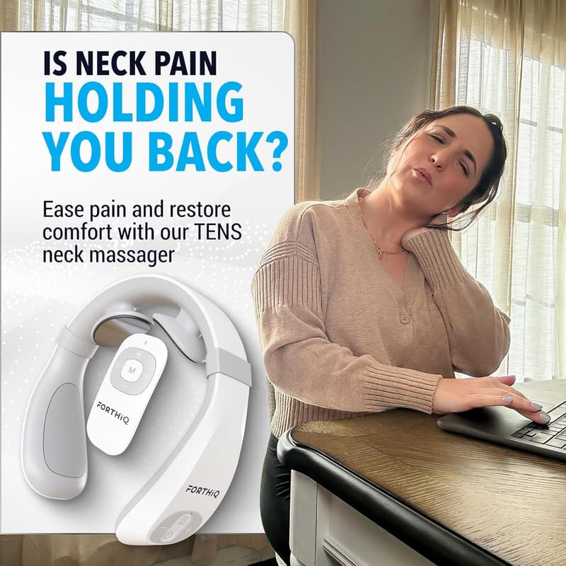 Neck Massager with Heat for Deep Tissue Pain Relief