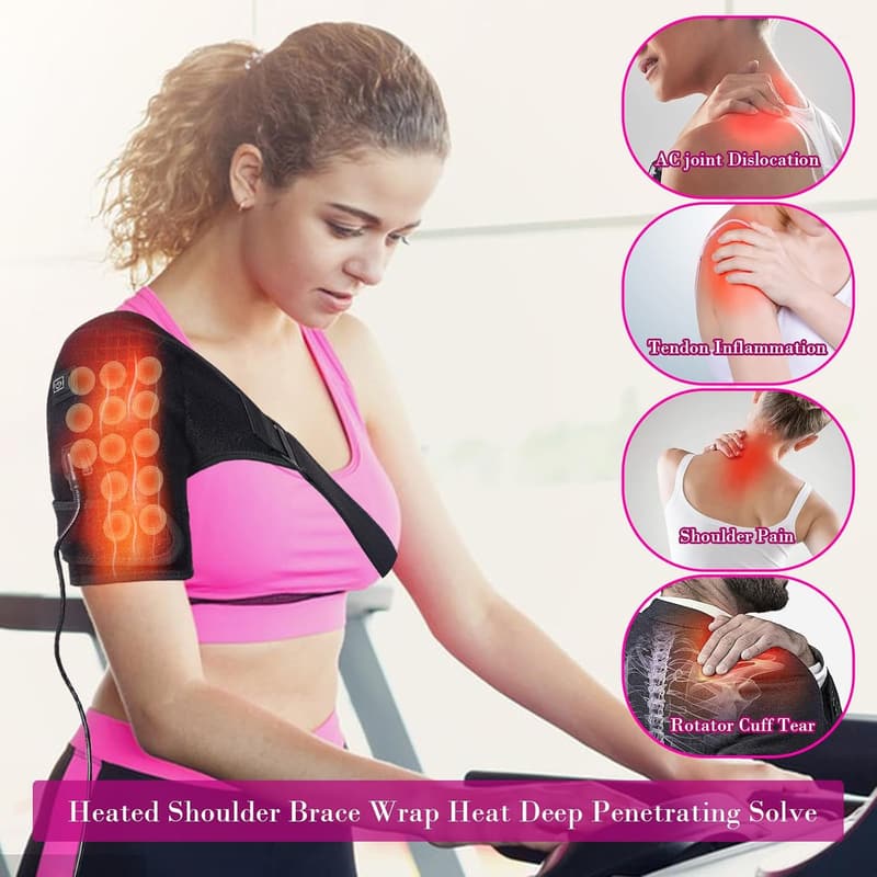 Shoulder Heating Pad for Muscle Pain Relief