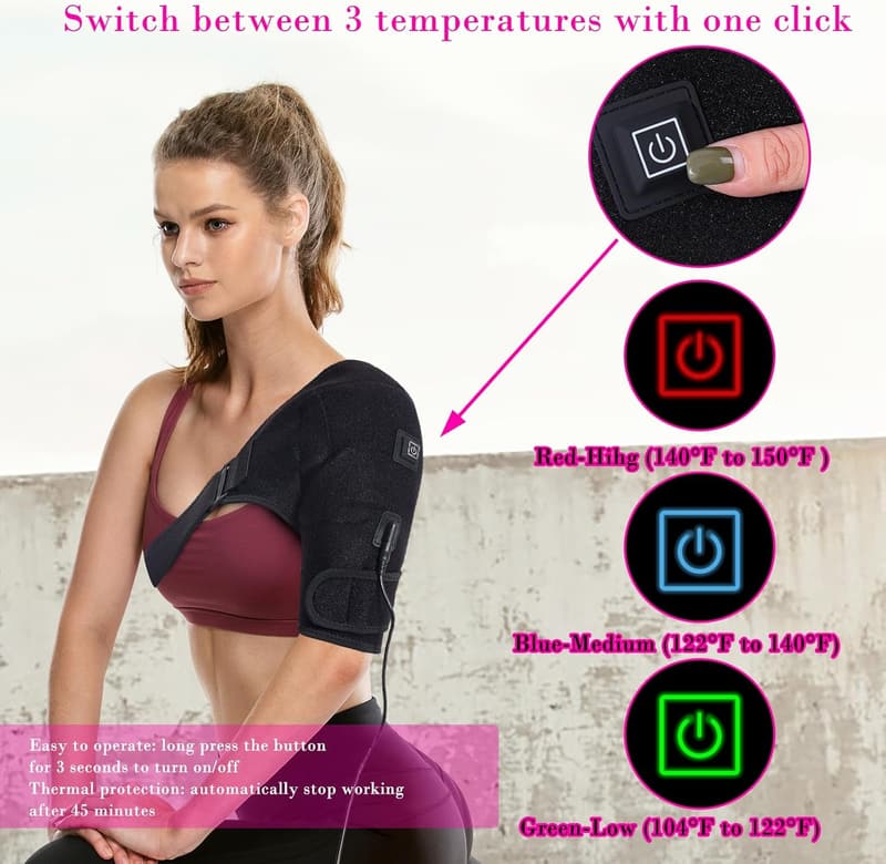 Shoulder Heating Pad for Muscle Pain Relief