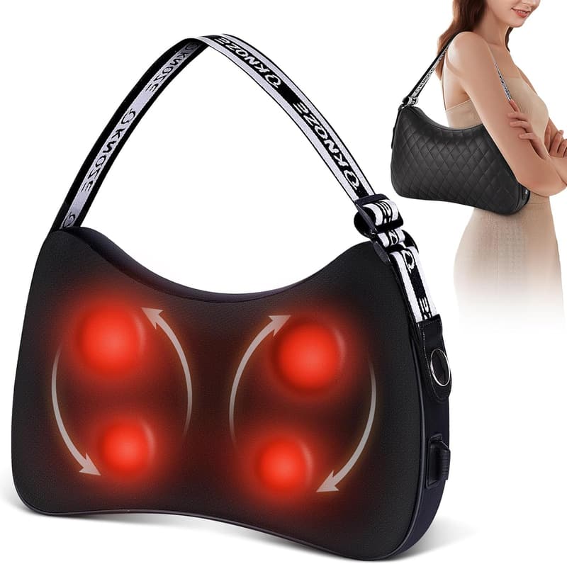 Neck & Back Massager Pillow – Heat & Deep Kneading