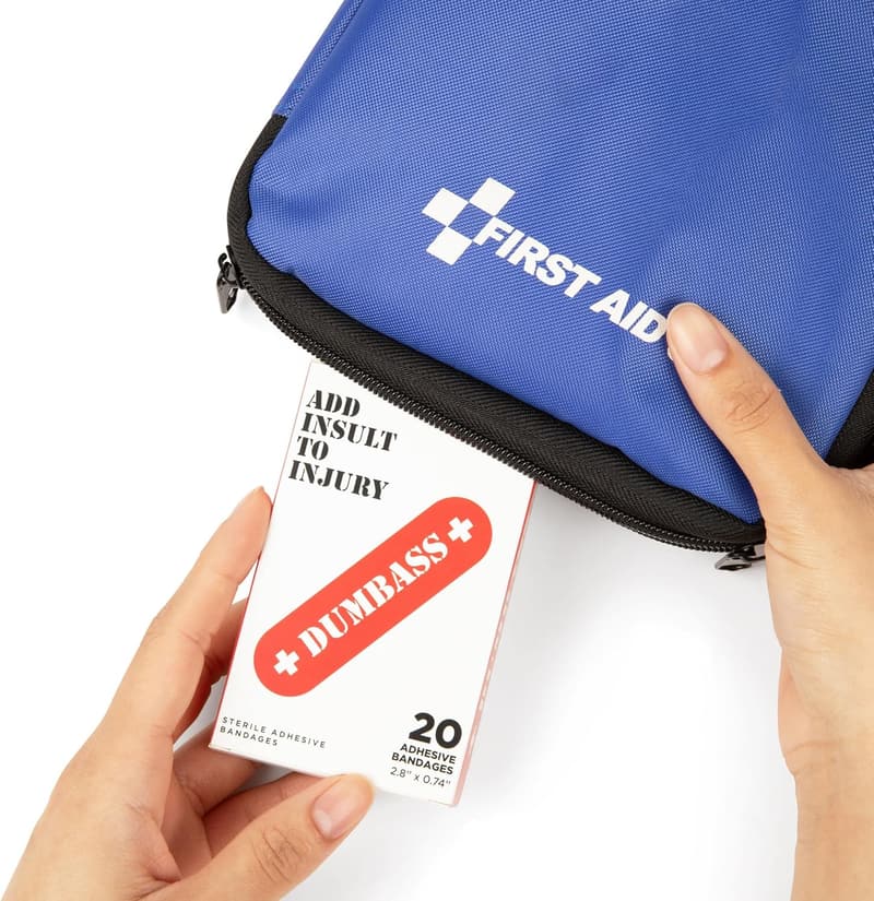 White Elephant Dumbass Bandages - 20 Latex-Free Sterile Strips