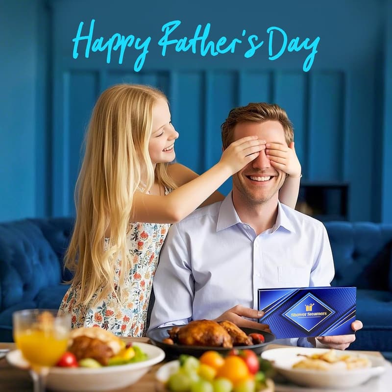 Father's Day Shower Steamers: Natural Relaxation Bombs