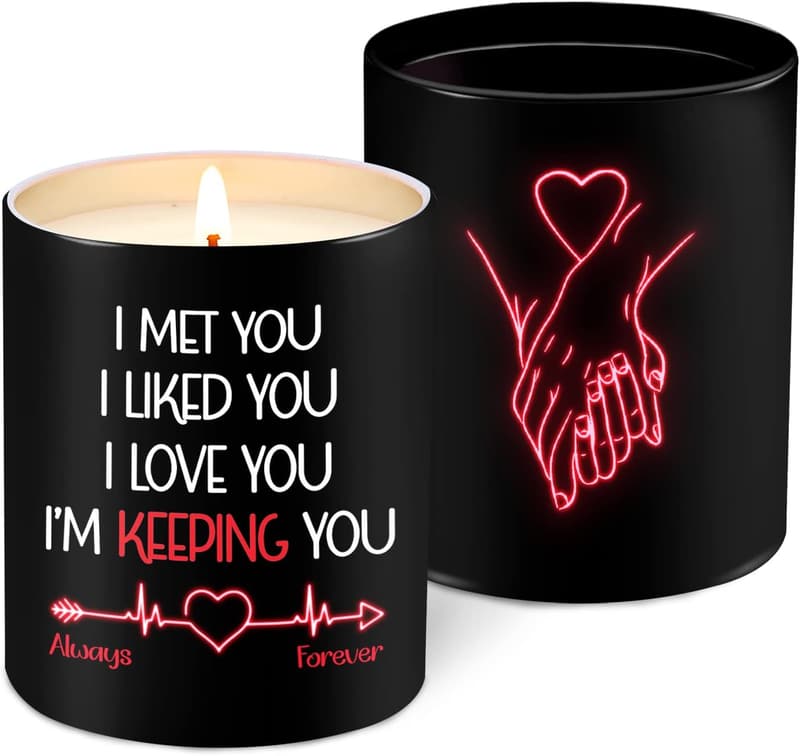 Anniversary Candle, Vanilla Lavender 10 oz for Couples