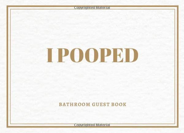 Housewarming Bathroom Guest Book