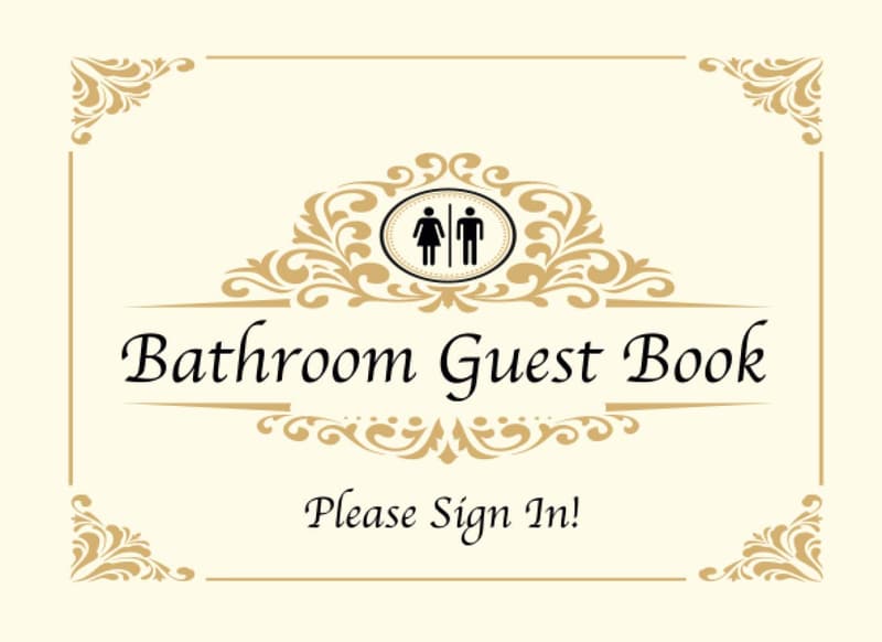 Housewarming Guest Book: Humorous, Classy Cover