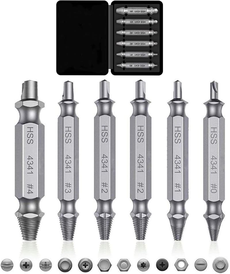 Screw Extractor Kit for DIYers