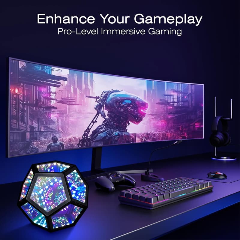 Birthday 3D Infinity Mirror Light - RGBW Color Changing