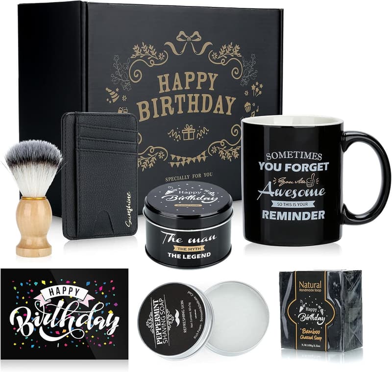 Men's Unique Personalized Birthday Gift Box