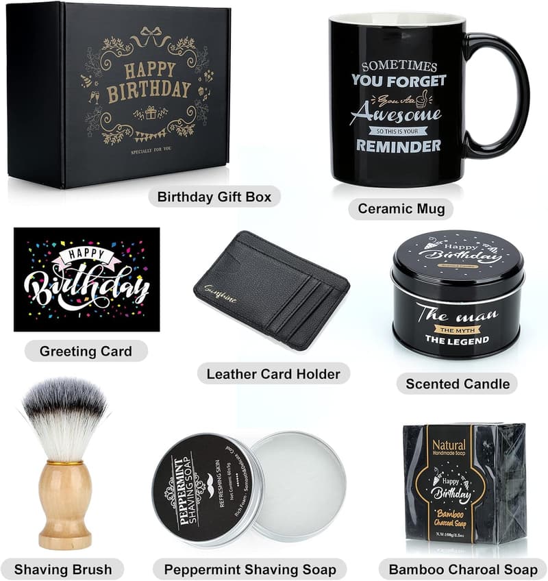 Men's Unique Personalized Birthday Gift Box