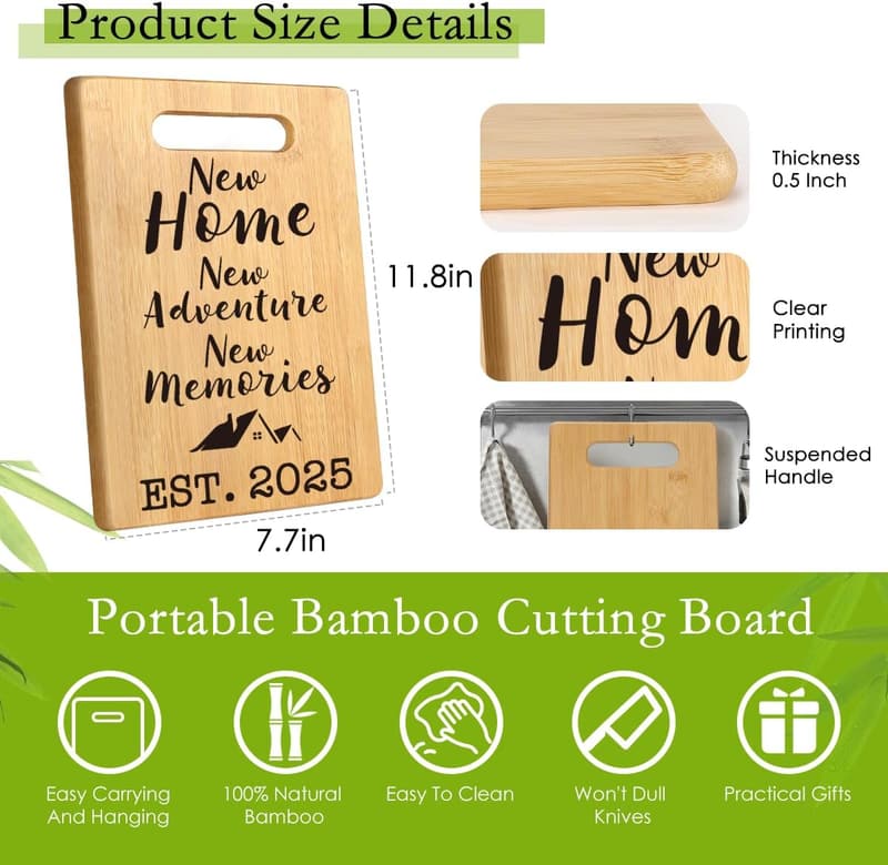 Housewarming Cutting Board for New Homeowners 2025