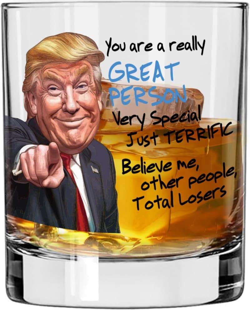 Father's Day Whiskey Glass, 10.5 oz, Made in USA