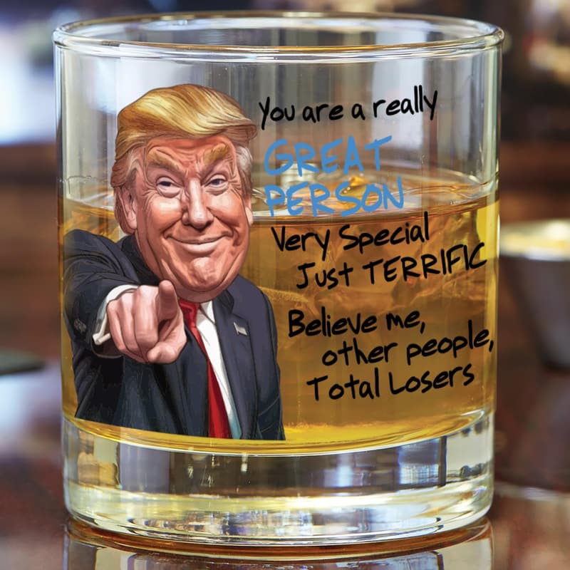Father's Day Whiskey Glass, 10.5 oz, Made in USA