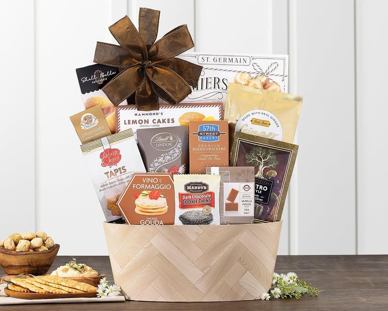 Sympathy Wine Country Gift Basket