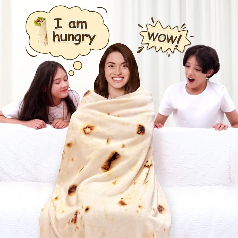 Burrito Blanket, Double Sided 60