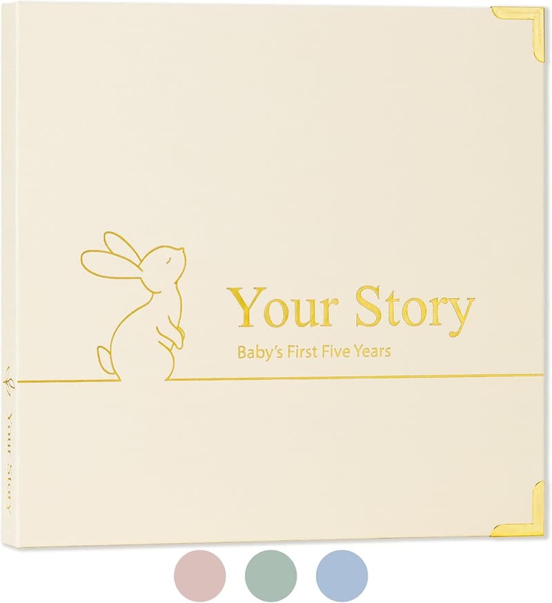 Baby Shower Gender-Neutral Baby Memory Book