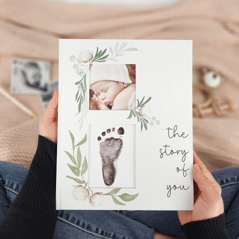 Baby Memory Book: Minimalist Milestone Journal