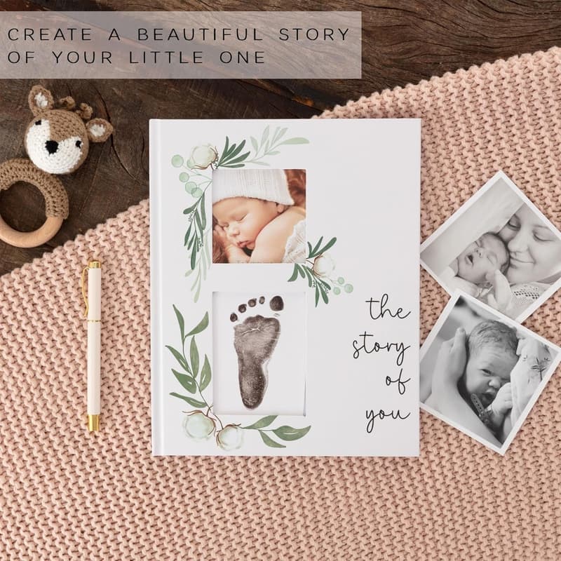 Baby Memory Book: Minimalist Milestone Journal