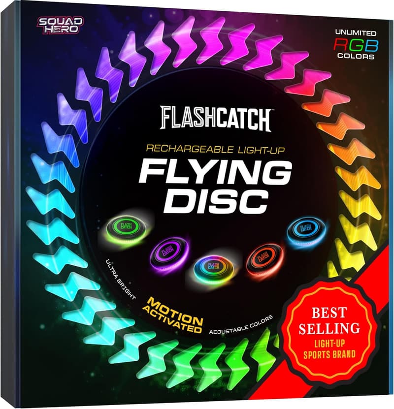 Birthday Gift: Motion-Activated LED Frisbee for Teens