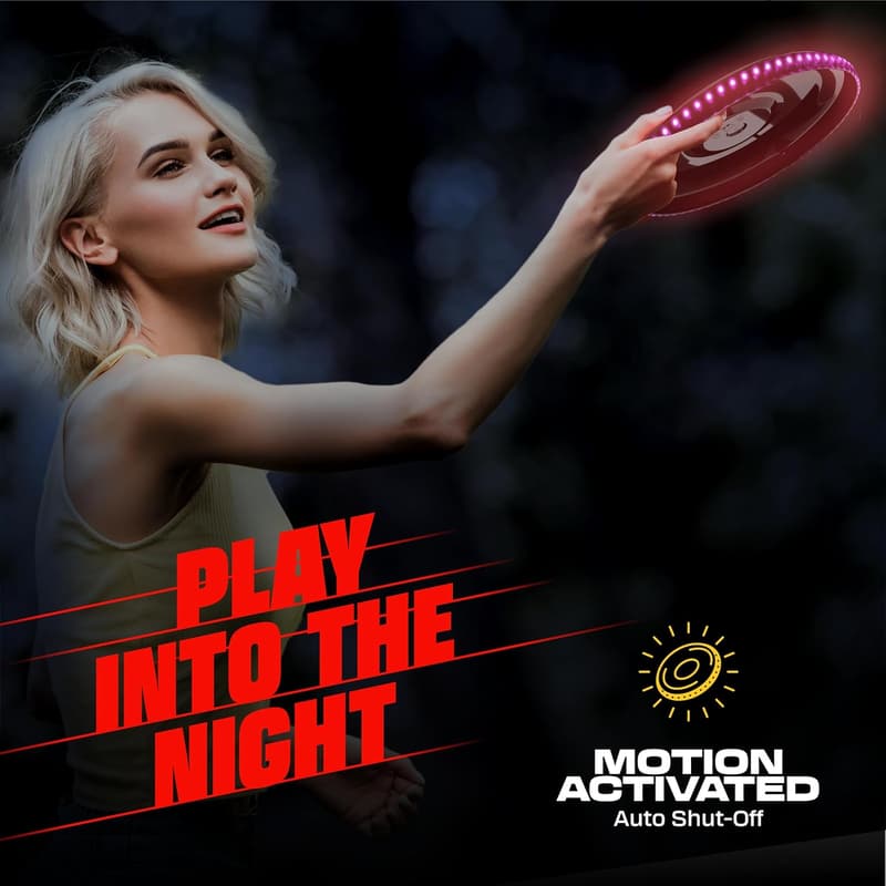 Birthday Gift: Motion-Activated LED Frisbee for Teens