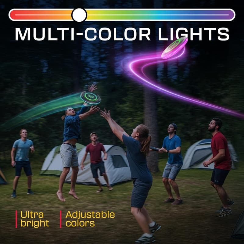 Birthday Gift: Motion-Activated LED Frisbee for Teens