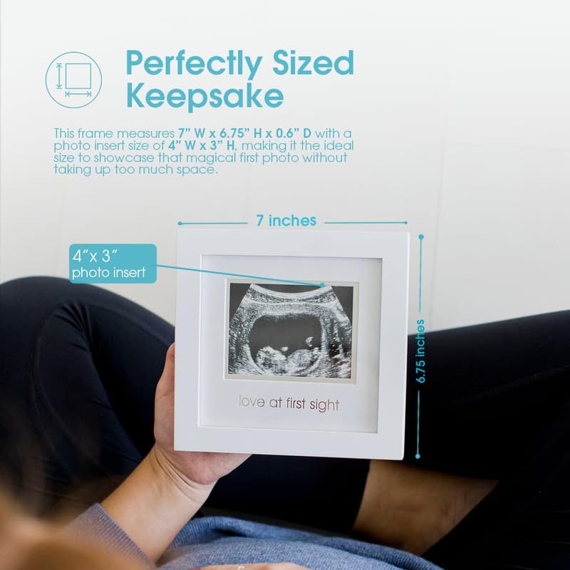 Pregnancy Sonogram Frame, Gender-Neutral Keepsake