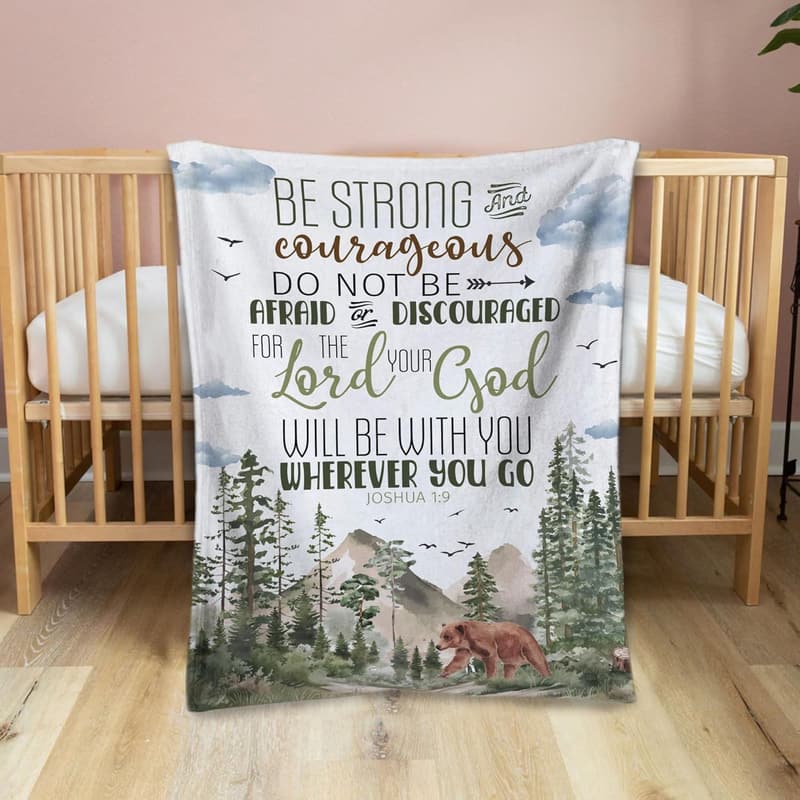Baptism Baby Swaddle Blanket for Boys
