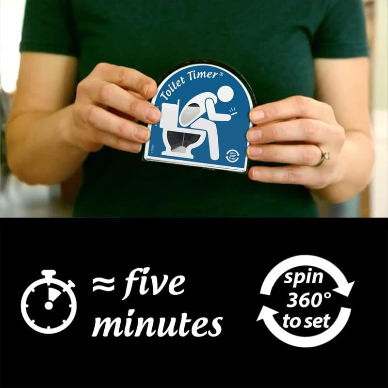 Birthday Toilet Timer Gift for Men