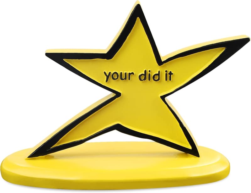 Graduation Star Trophy - Humorous Desk Decor Gift