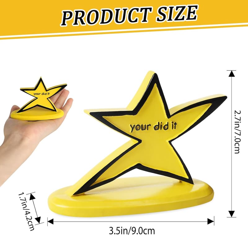 Graduation Star Trophy - Humorous Desk Decor Gift