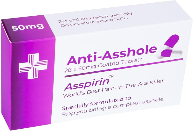 Birthday Gag Gift: Funny Joke Pill Box for Men & Women