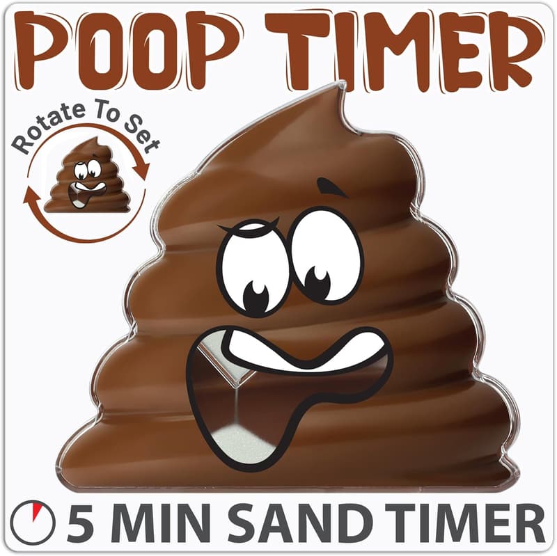Father's Day Sand Timer - 5-Minute Gag Gift for Men