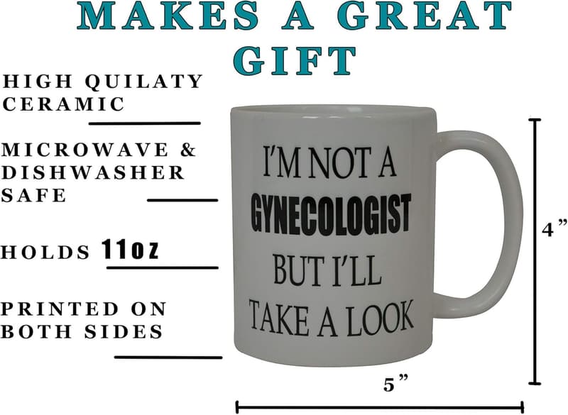 Gag Gift Sarcastic Coffee Mug for Men, 11 Oz