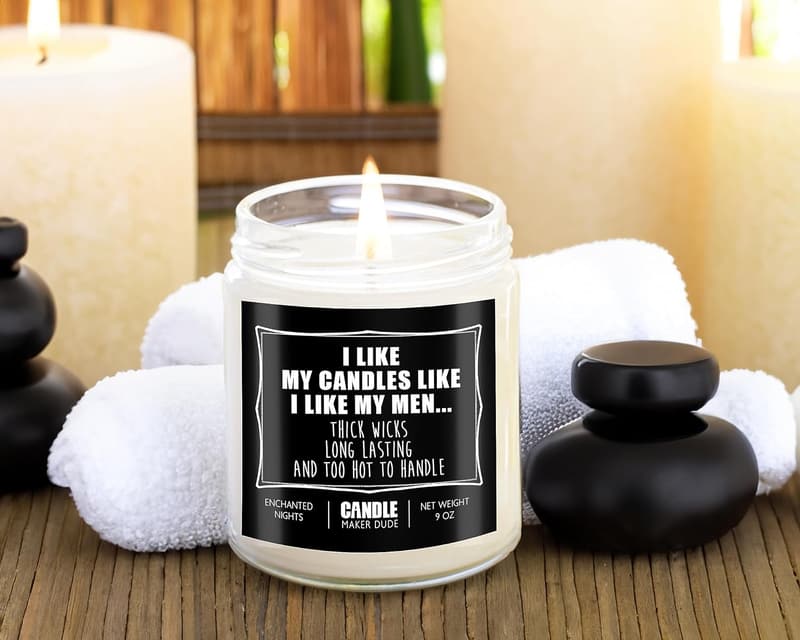 Funny Scented Candle - Hand-Poured Gag Gift for Friends