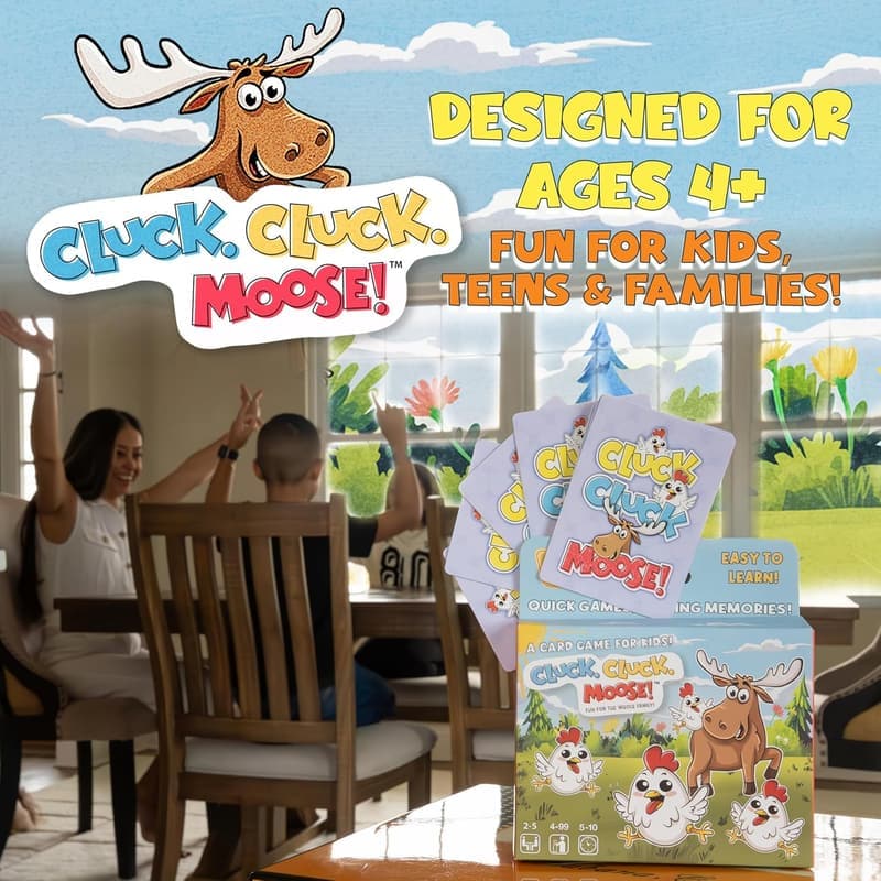Easter Animal Card Game for Family Fun, Ages 4+