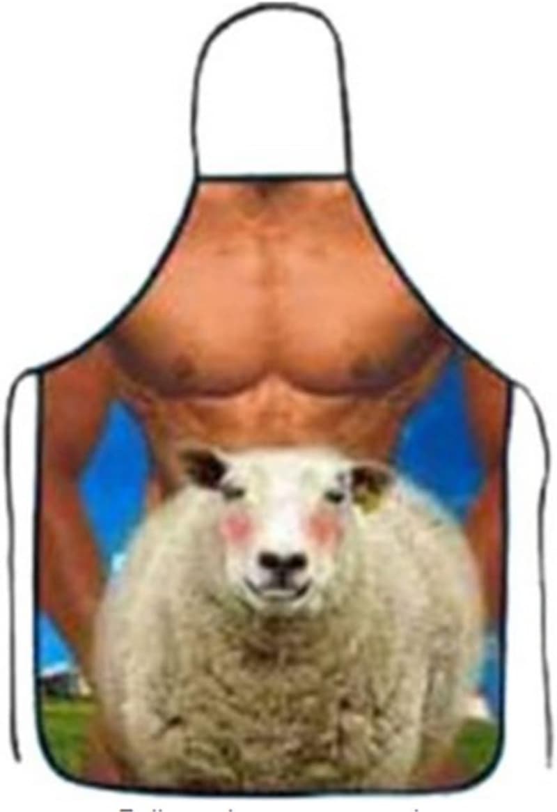 Cartoon Sheep Adult Cooking Apron