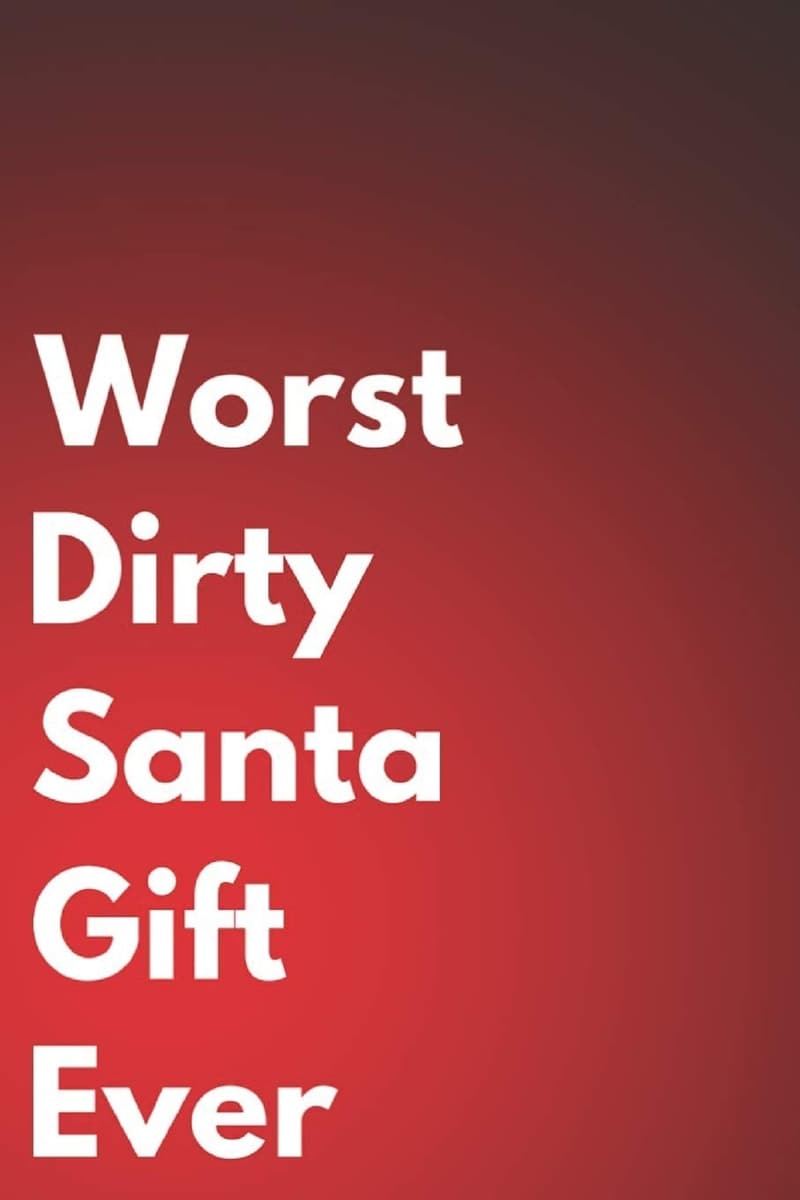 Dirty Santa Gag Gift: 110-Page Blank Notebook