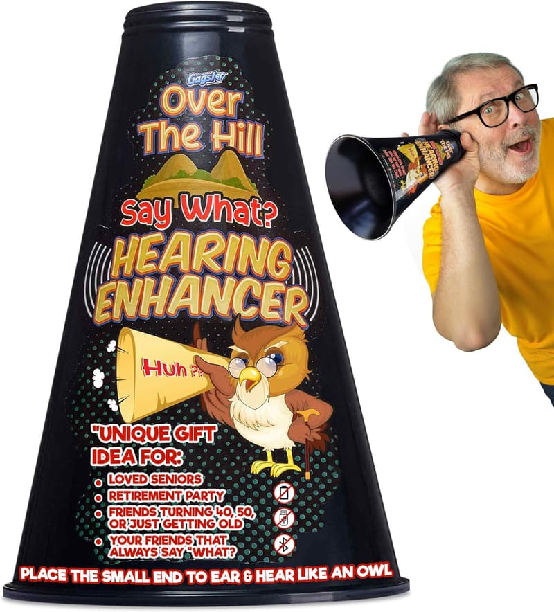 Retirement Gag Ear Trumpet for Seniors