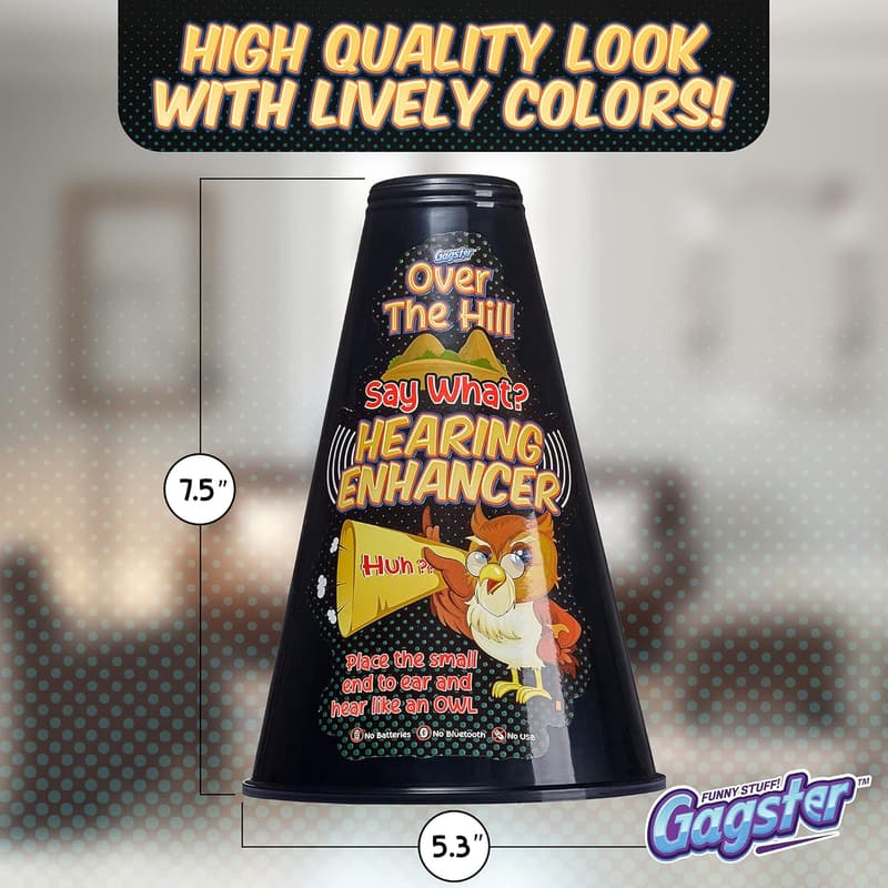 Retirement Gag Ear Trumpet for Seniors