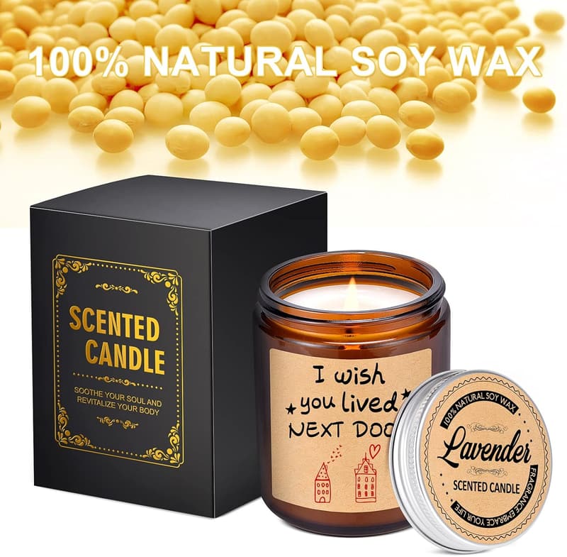 Mother's Day Lavender Candle for Women