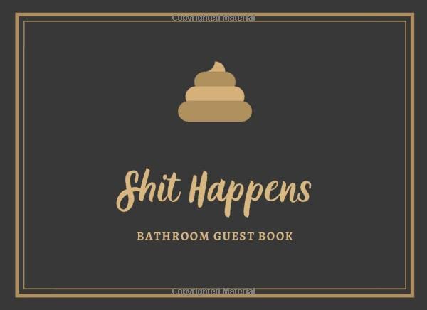 Housewarming Bathroom Guest Book: Funny Adult Gift