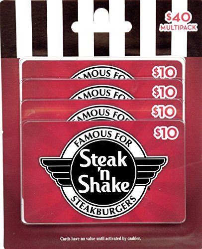 Steak 'n Shake Gift Cards Set of 4