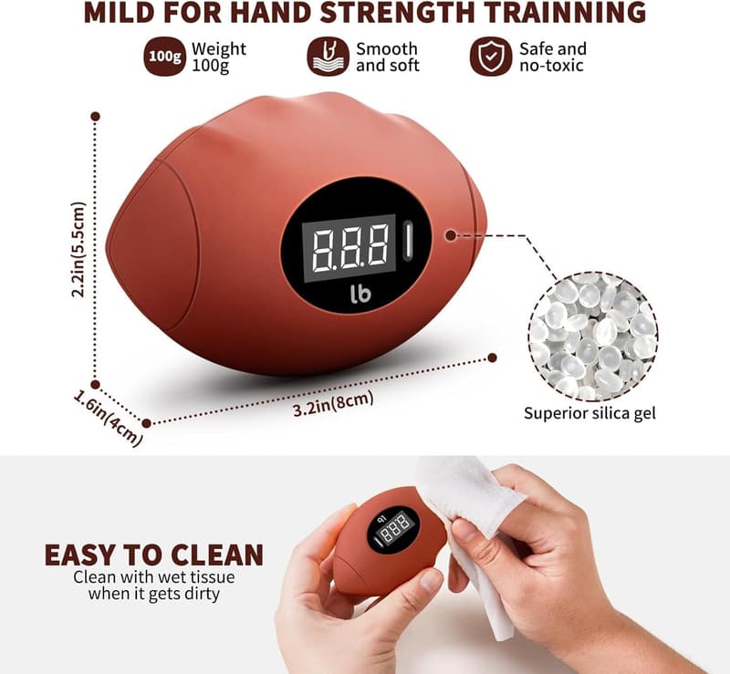 Rechargeable Hand Grip Strength Trainer 220.4 Lbs